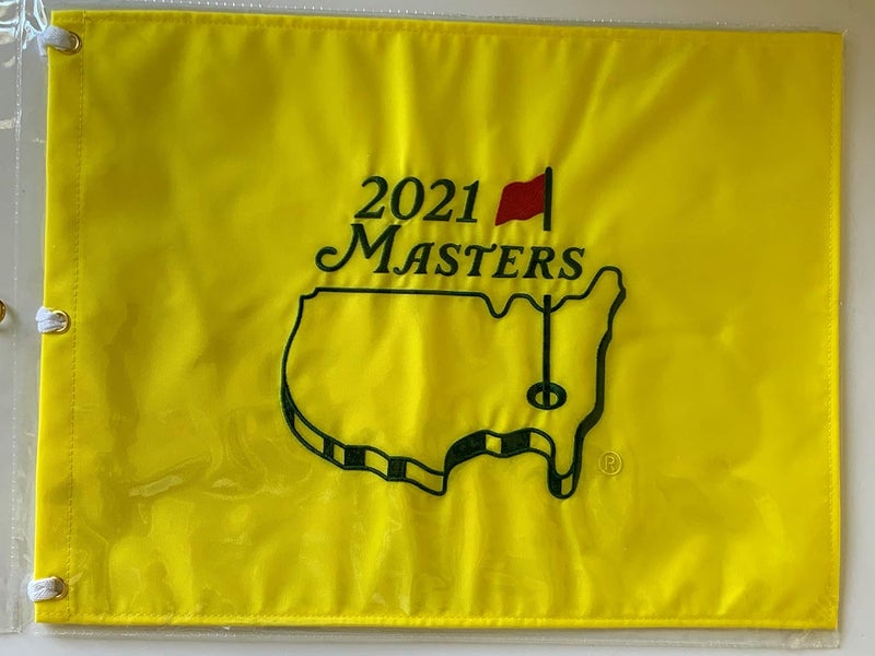 Master's 2021 golf Flag embroidered pin flag new - Image 3