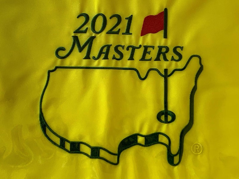 Master's 2021 golf Flag embroidered pin flag new - Image 2