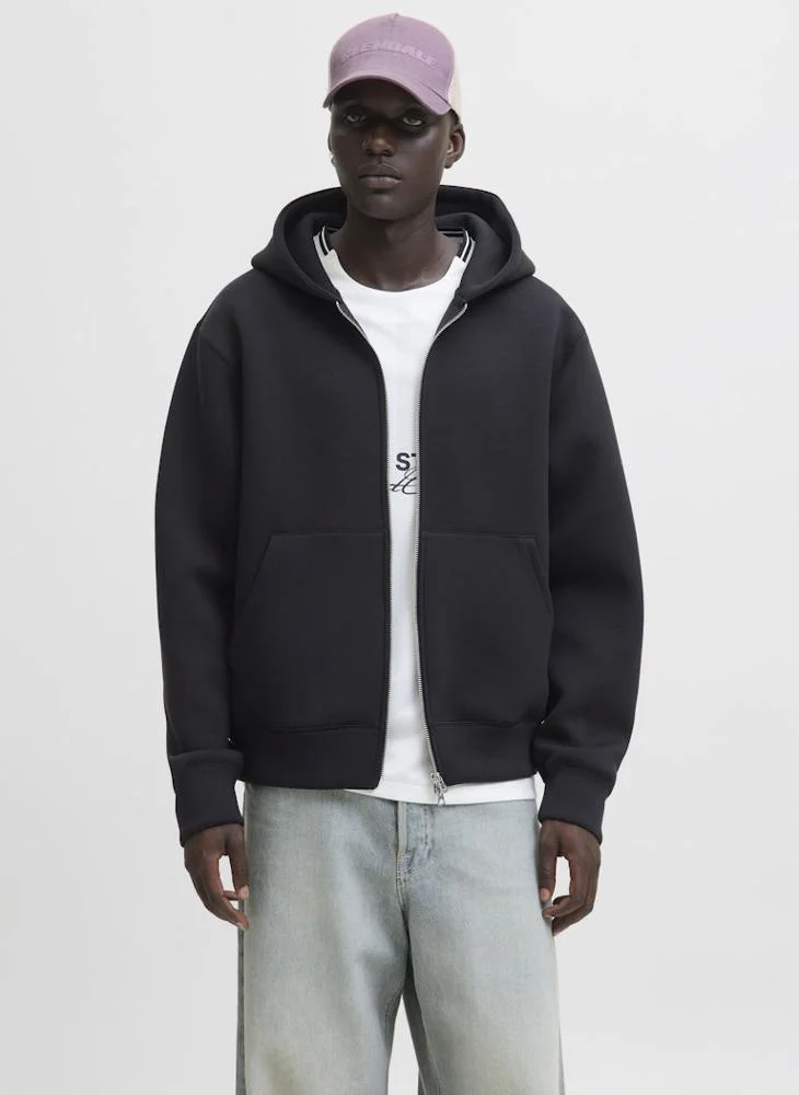 JACK & JONES Essential Zip Through Hoodie