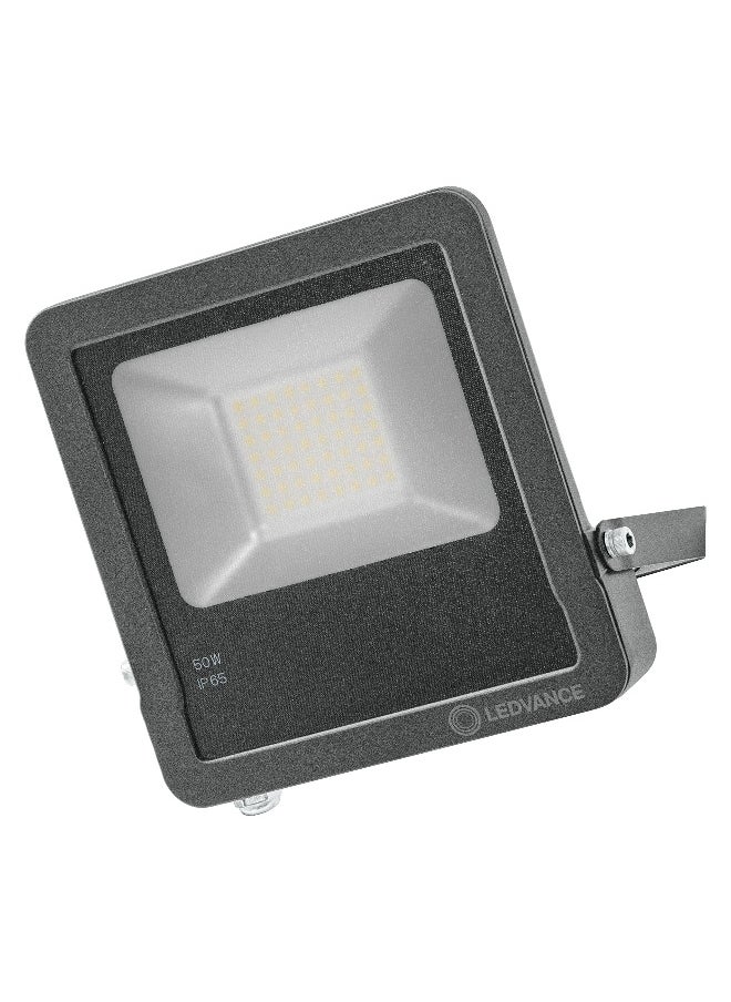 LEDVANCE - LEDvance Smart LED Outdoor Luminaire With Wifi Technology, Floodlights For Outside, Warm White (3000K), Di Mmable, 50 W, Dark Gray Aluminum, Compatible With Google And Alexa Voice, Smart+ Wifi Flood - Image 1