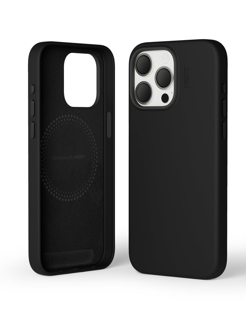 MOFT Snap Phone Case - iPhone 15 Pro Max - Jet Black - Image 5