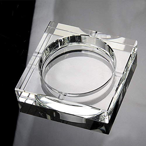 Amlong Crystal Large Square Crystal Ashtray with Gift Box, 6 x 6 inch (150mm X150mm), Clear - Image 5