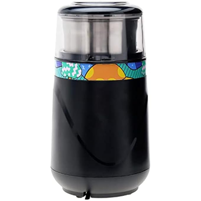 Any Morning Electric Coffee Grinder Adjustable Herb Grinder For Beans Spices Nuts Stainless Steel Blades Removable Cup 10 Precise Gring Settings Grinds Rapidly And Evenly 10 Cup 150 W - Image 3