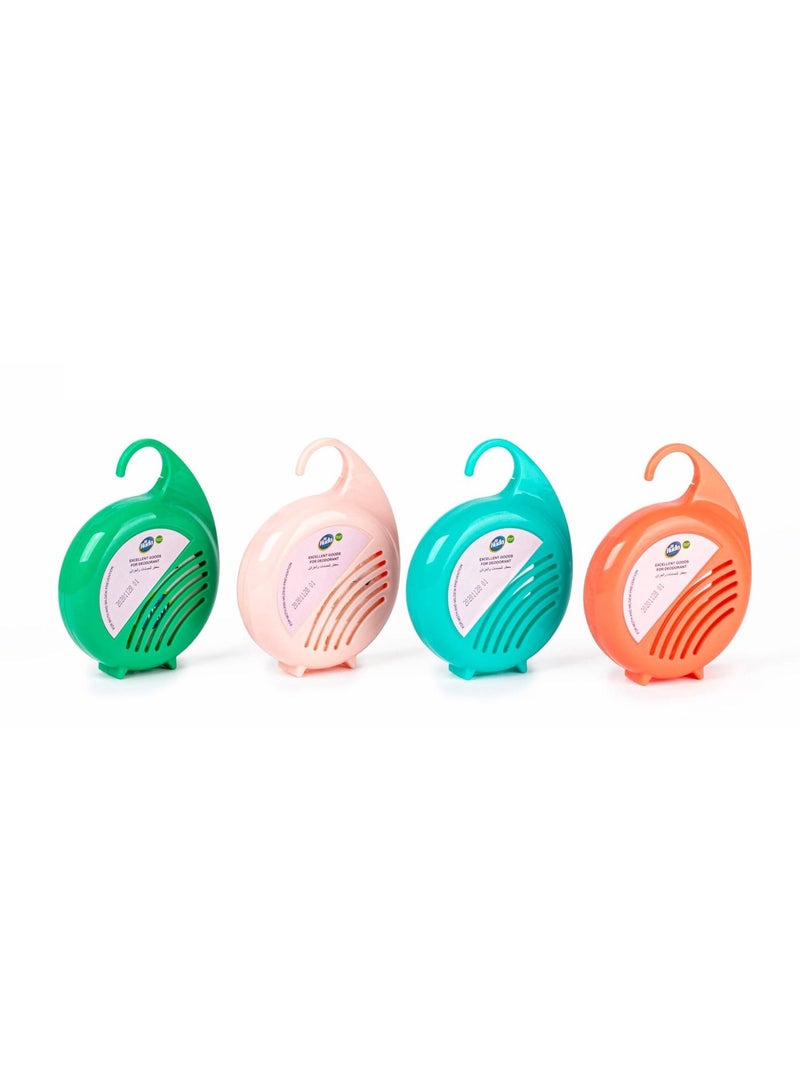 Alhuda A set of fresheners for bathrooms and cabinets, 100 grams, with a lid <643069> - Image 1