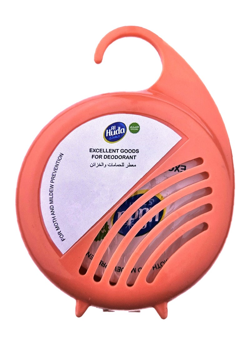 Alhuda A set of fresheners for bathrooms and cabinets, 100 grams, with a lid <643069> - Image 4