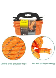 3XR 3XR Multi Purpose Reflective Polypropylene Cargo Rope  4MM X 20M Ultimate Moisture, Abrasion, Heavy-Duty Cargo & Camping Rope 5192  - Image 2