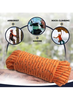 3XR 3XR Multi Purpose Reflective Polypropylene Cargo Rope  4MM X 20M Ultimate Moisture, Abrasion, Heavy-Duty Cargo & Camping Rope 5192  - Image 4
