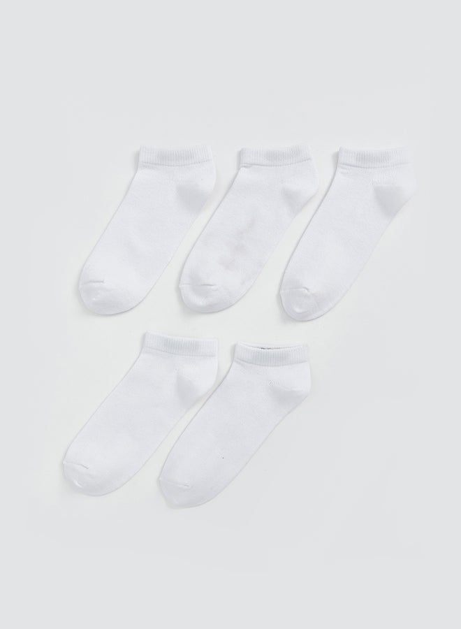 LC WAIKIKI Girls' Basic Trainer Socks 5 Pack - Image 1