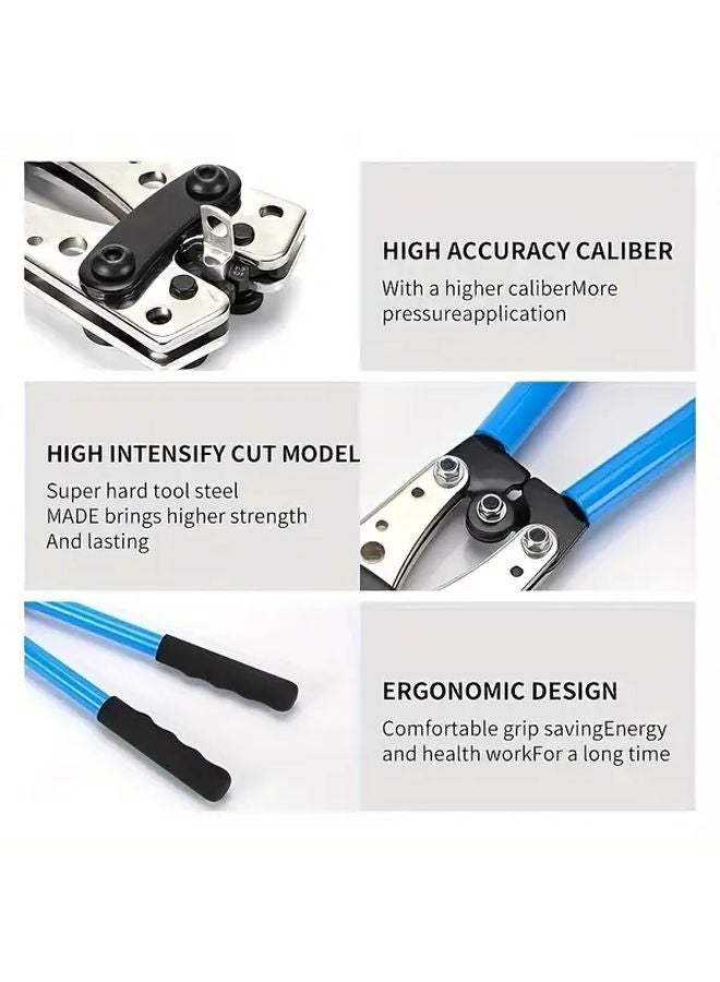 Heavy Duty Battery Crimping Pliers Set With Cutter And 60pcs Copper Terminals - Image 5