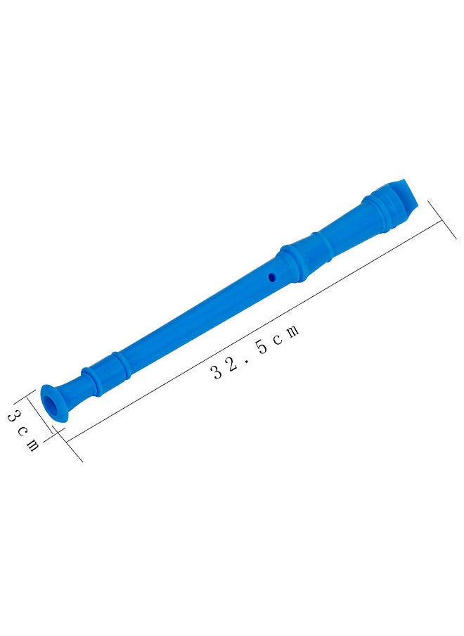 Generic - ABS Soprano Descant Recorder Clarinet 8 Holes German Style G Key with Fingering Chart Cleaning Stick for Kids Beginners - Image 1