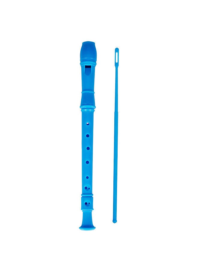 Generic - ABS Soprano Descant Recorder Clarinet 8 Holes German Style G Key with Fingering Chart Cleaning Stick for Kids Beginners - Image 1