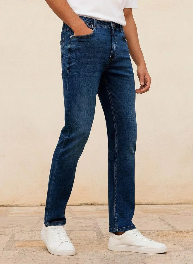 Lee Cooper Men Regular Fit Soft Touch Jeans