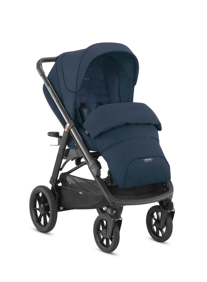 Inglesina Aptica Stroller | Reversible Seat, Smooth Ride, Adjustable Recline & Protective Footrest | Lightweight Foldable Baby Stroller, Travel Trolley for 0-3 Years