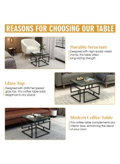 RIGID Vertex Coffee Table Black 45x56x56cm  - Image 3