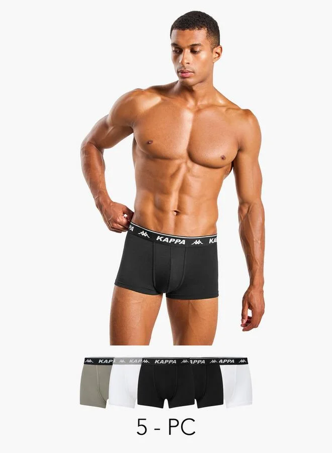 Set of 5 - Kappa Trunk Briefs with Elasticated Waistband