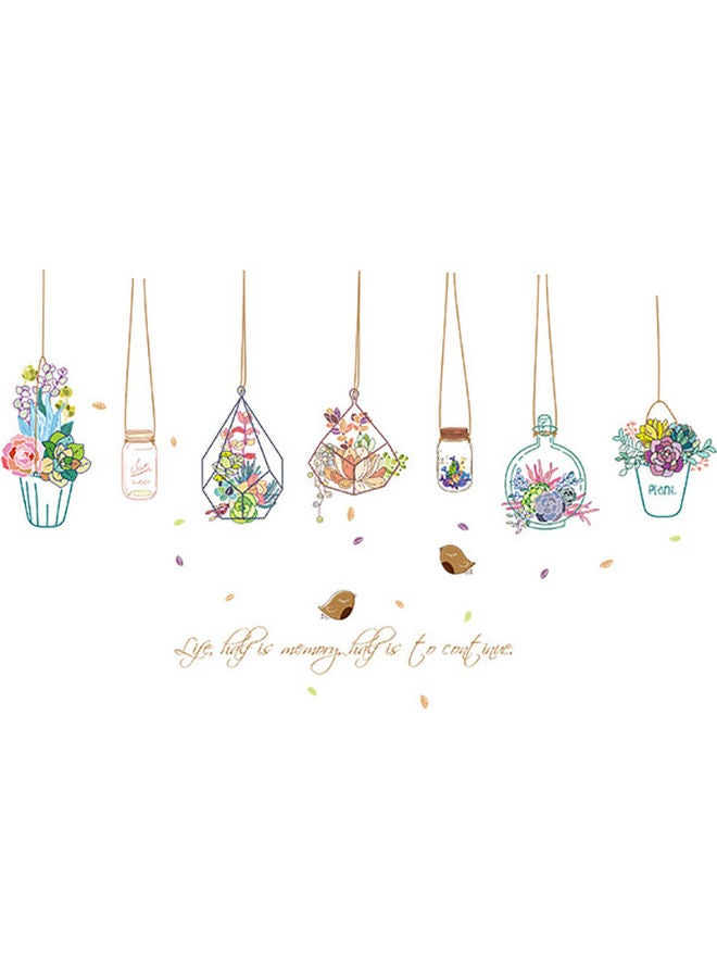 شاربدو مُلصق جداري جميل مناسب لغرفة المعيشة متعدد الألوان - Image 1