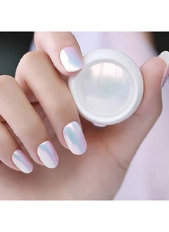 HOXIEYA Mermaid Chrome Nail Powder Aurora Nail Glitter Nail Art Decoration Allstarry Nail Powder For Gel Polish Mirror Effect Pigment Chrome Iridescent Aurora Nail Supplies For Women  - Image 3