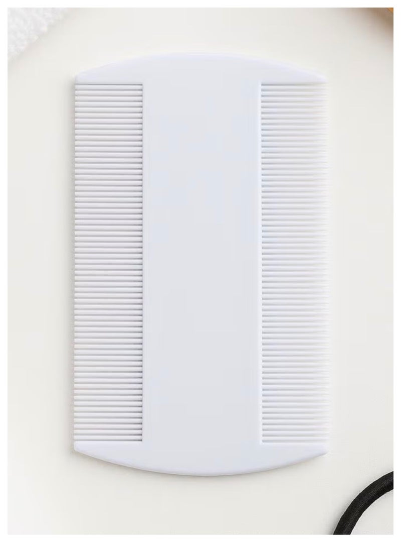 مشط ثنائي الأوجه لإزالة القمل - لون أبيض - عدد 2 قطعة - Image 3