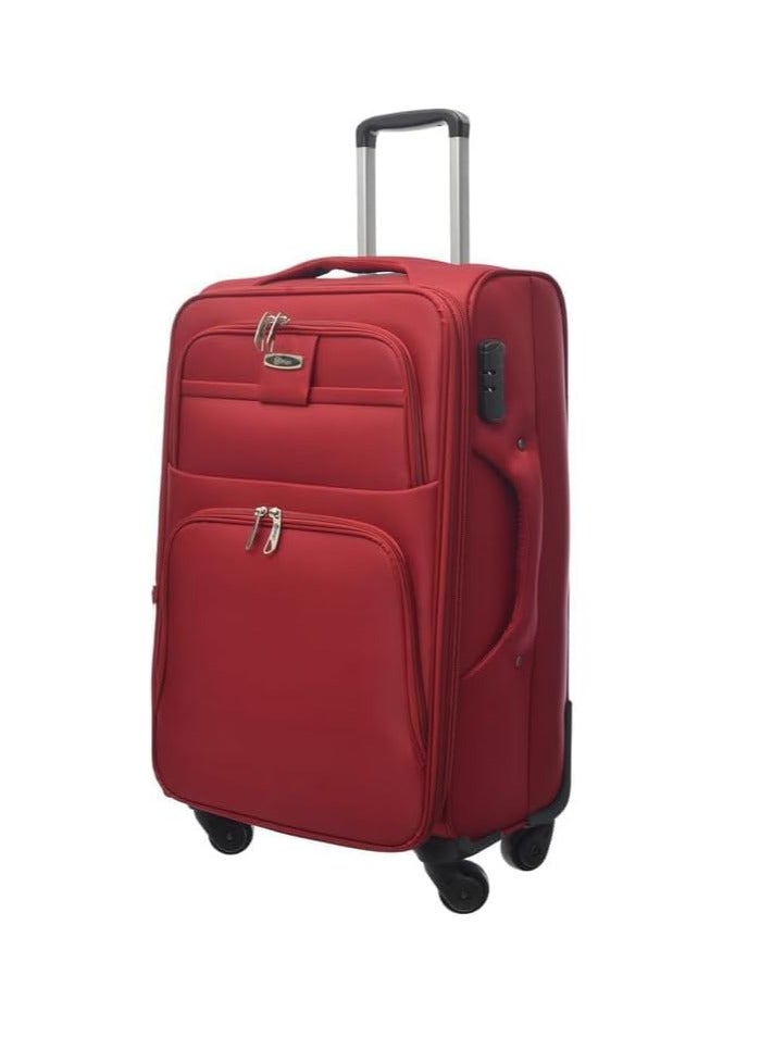 Canvas Travel Bags with Wheels - Size 32 - Made of Oxford and Polyester Fabric - Durable material to withstand the rigors of travel while maintaining its elegant appearance