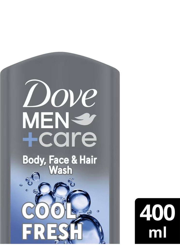 دوف غسول الجسم دوف للرجال + كير كول فريش، 400 مل - Image 2