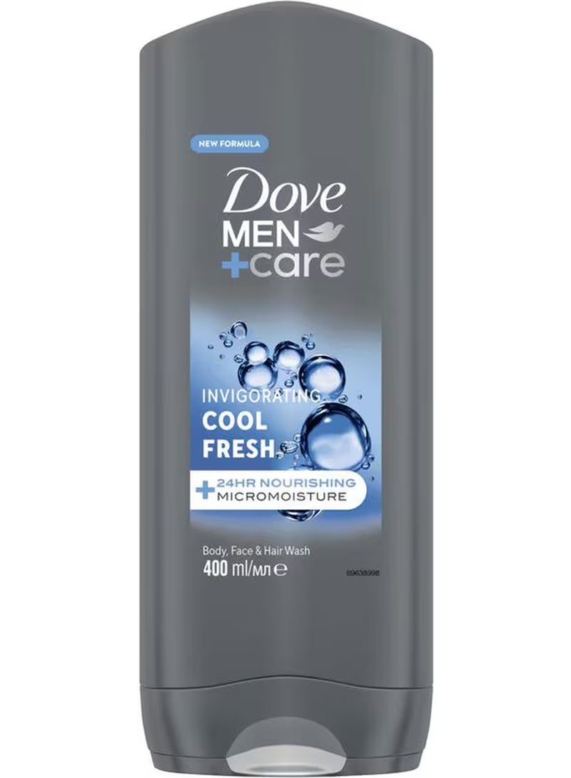 دوف غسول الجسم دوف للرجال + كير كول فريش، 400 مل - Image 1