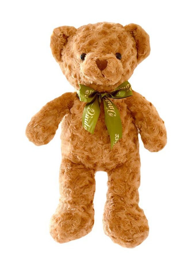 50cm Stuffed Teddy Bear, Unique Shape Teddy Bear, Shaggy Stuffed Brown Bear, Adorable Plush Toy,  Ideal Gift for All Age 