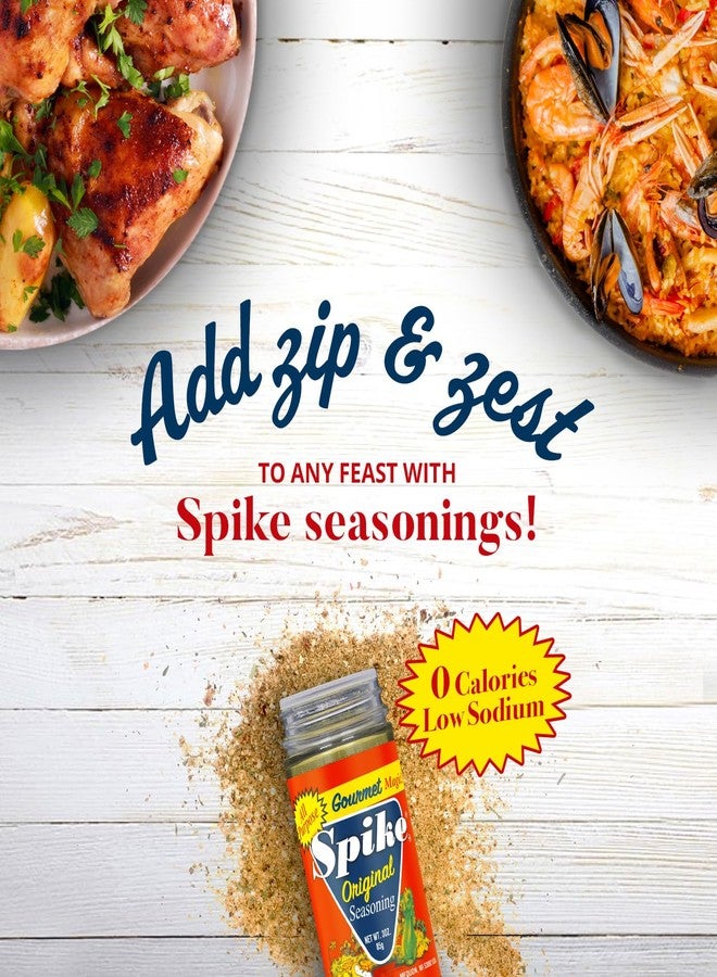 Spike Seasoning, Original Gourmet Magic All-Purpose MSG-Free Seasoning Salt Blend, 3 Oz - Image 5