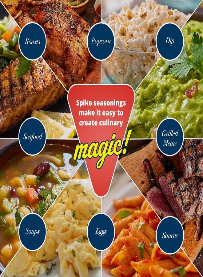Spike Seasoning, Original Gourmet Magic All-Purpose MSG-Free Seasoning Salt Blend, 3 Oz - Image 4
