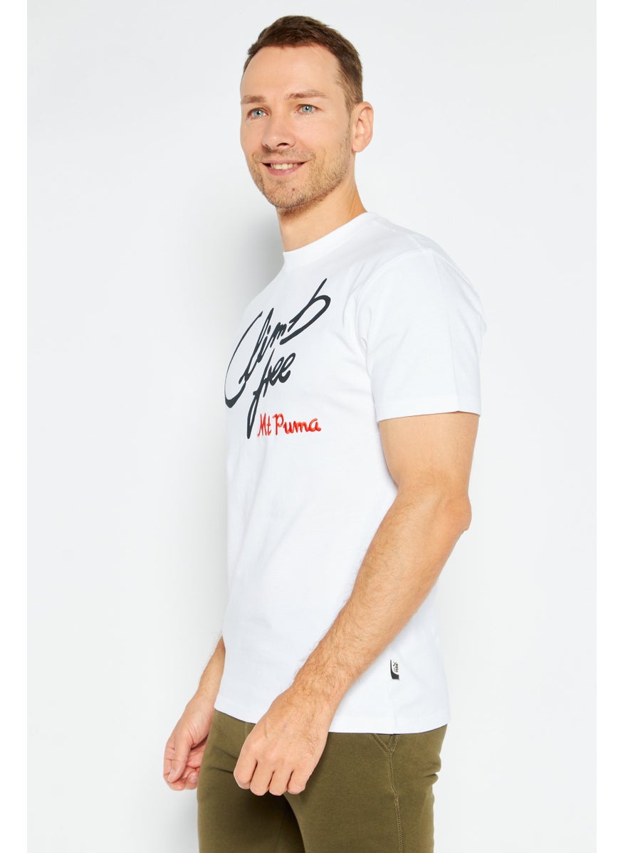 Puma x Select Men Sportswear Fit Short Sleeve Outdoor T-Shirt, White  - Image 2