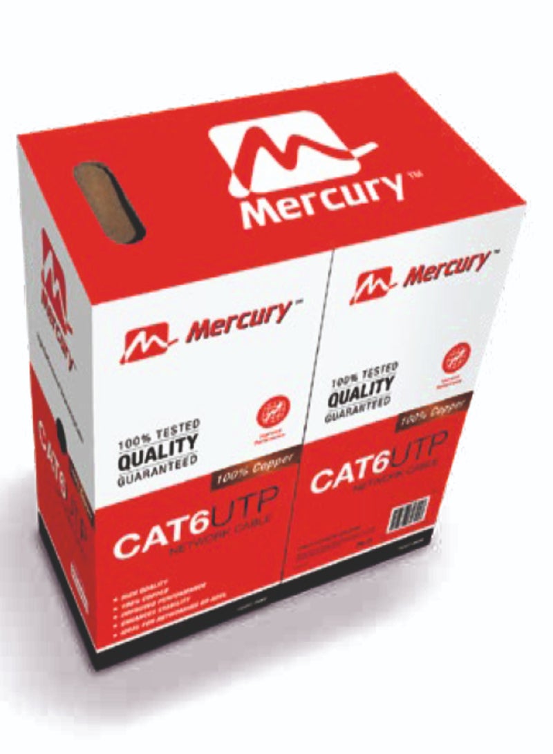 Mercury CAT6 UTP Cable Pure Copper 305m