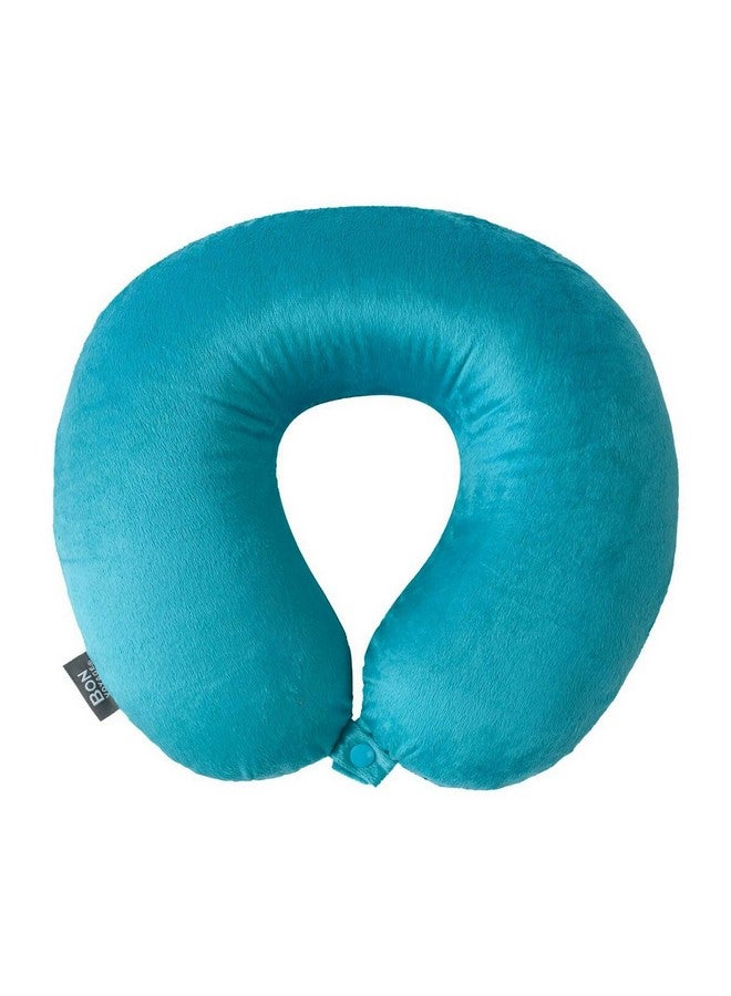 بون فوياج كلاسيك مخدة للرقبة للسفر ميموري فوم تركواز 3.5 x 12 x 12 بوصة BV-CLS-TEAL - Image 1