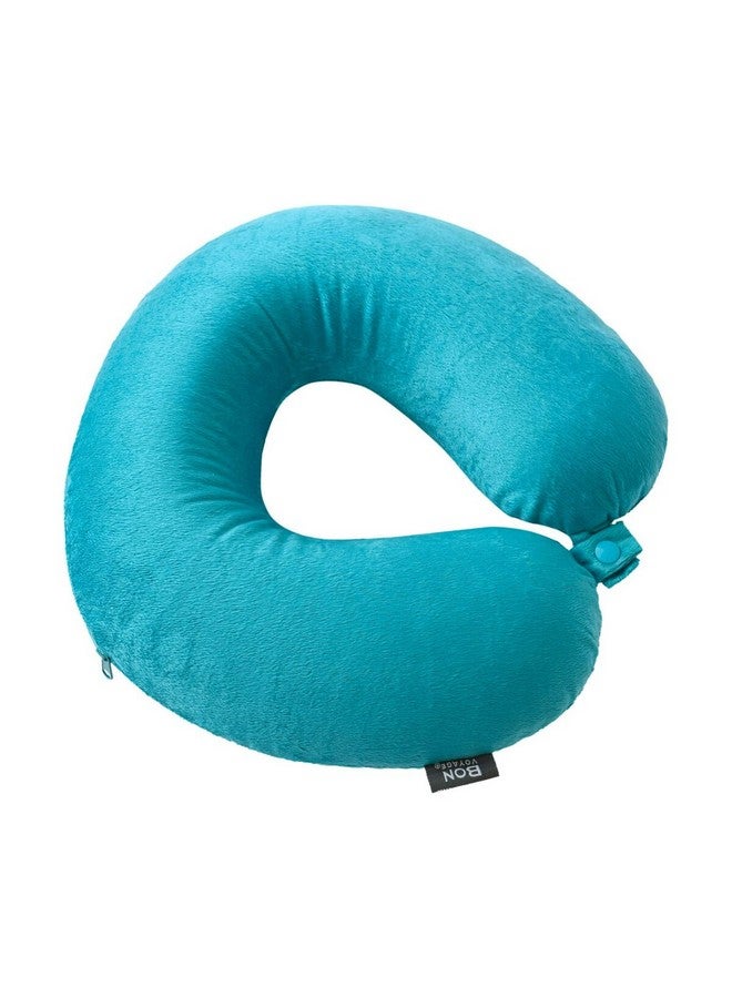 بون فوياج كلاسيك مخدة للرقبة للسفر ميموري فوم تركواز 3.5 x 12 x 12 بوصة BV-CLS-TEAL - Image 2