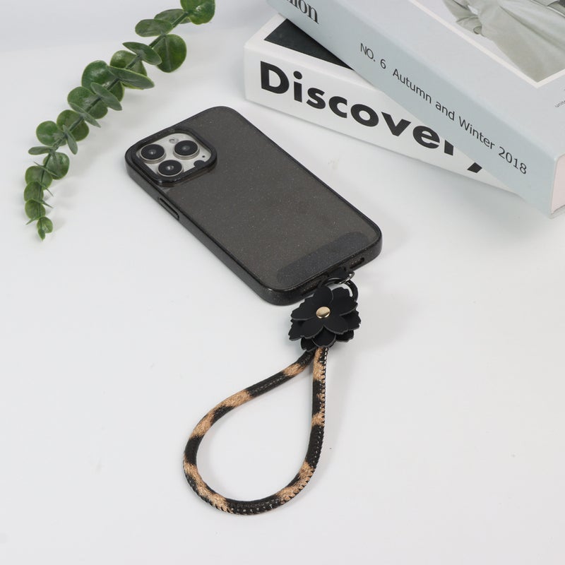 Modern Fashion PU Leather Lanyard Candy Color Flower Advanced Sense Keychain Bag Hanging Accessories Mobile Phone Lanyard - Image 5