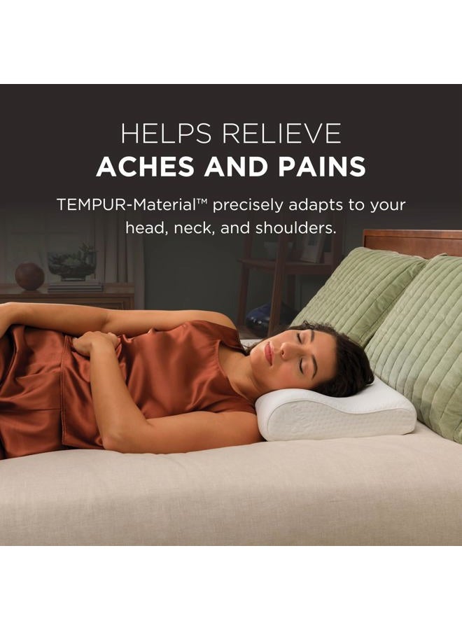 Tempur-Pedic وسادة عنق تمبور-بيديك TEMPUR-Ergo دعم قوي، بروفايل متوسط، أبيض - Image 3