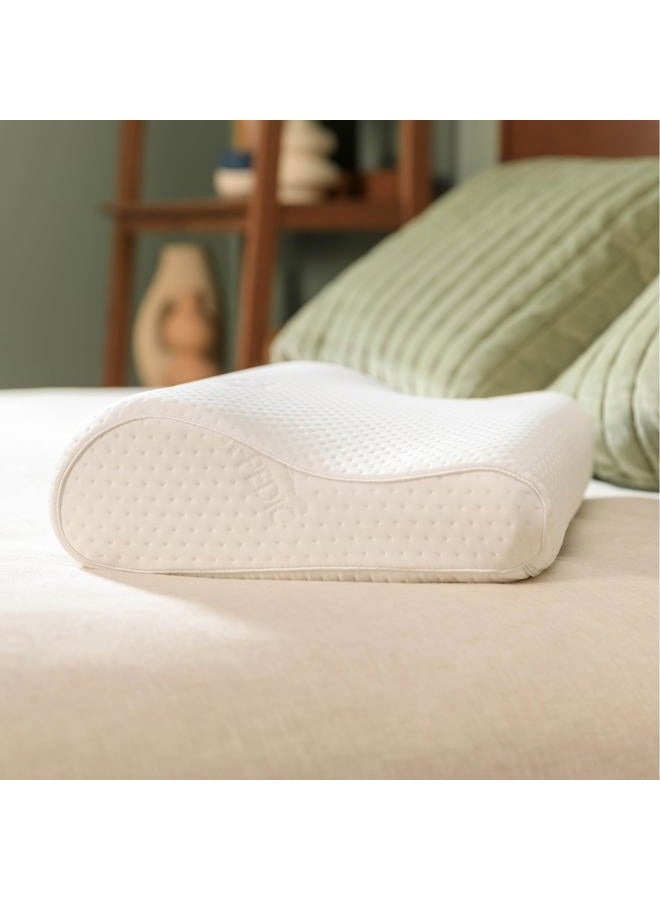 Tempur-Pedic وسادة عنق تمبور-بيديك TEMPUR-Ergo دعم قوي، بروفايل متوسط، أبيض - Image 1