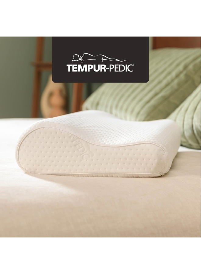 Tempur-Pedic وسادة عنق تمبور-بيديك TEMPUR-Ergo دعم قوي، بروفايل متوسط، أبيض - Image 2