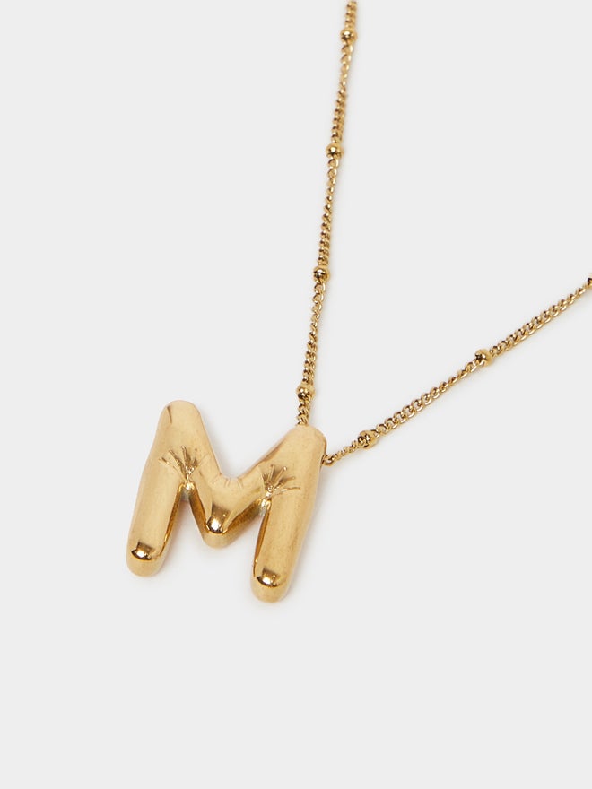 Styli Styli Initial M Pendant Necklace  - Image 3