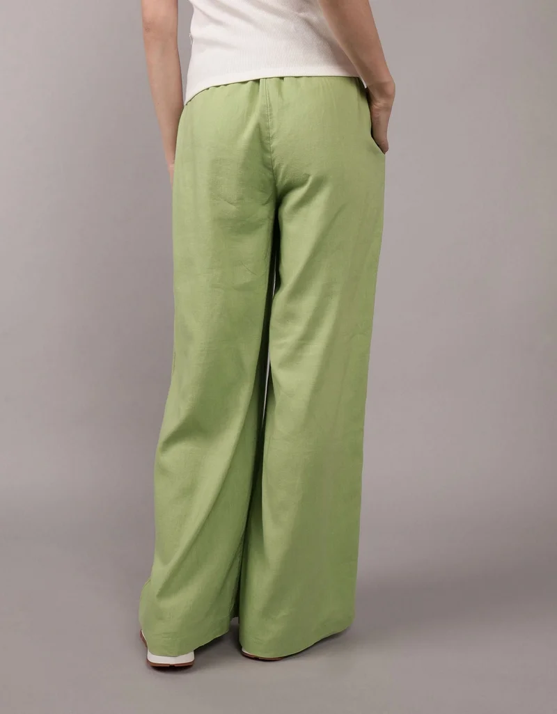 امريكان ايجل بنطلون سهل الارتداء من مزيج الكتان