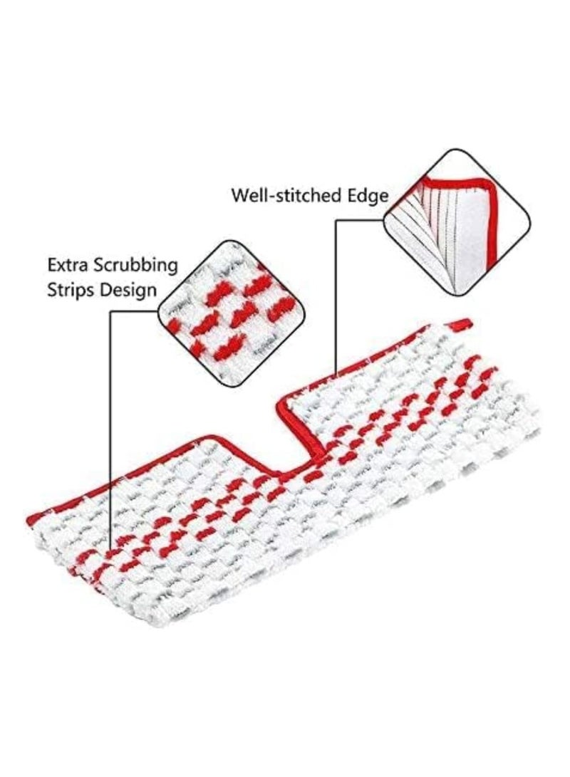 4 Pack Reusable Replacement Mop Pads,Microfiber Washable Spray Mop Refills Compatible with O Cedar Vileda Promist Max Spary Mop - Image 2