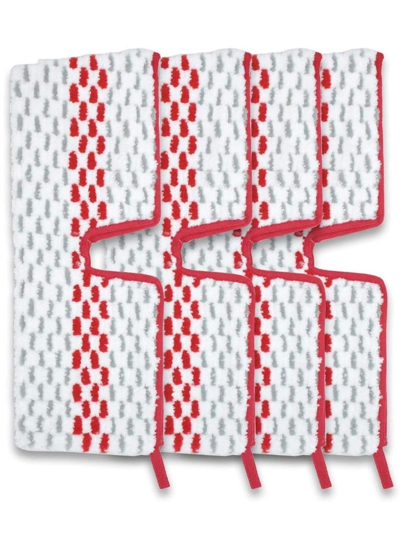 4 Pack Reusable Replacement Mop Pads,Microfiber Washable Spray Mop Refills Compatible with O Cedar Vileda Promist Max Spary Mop - Image 1
