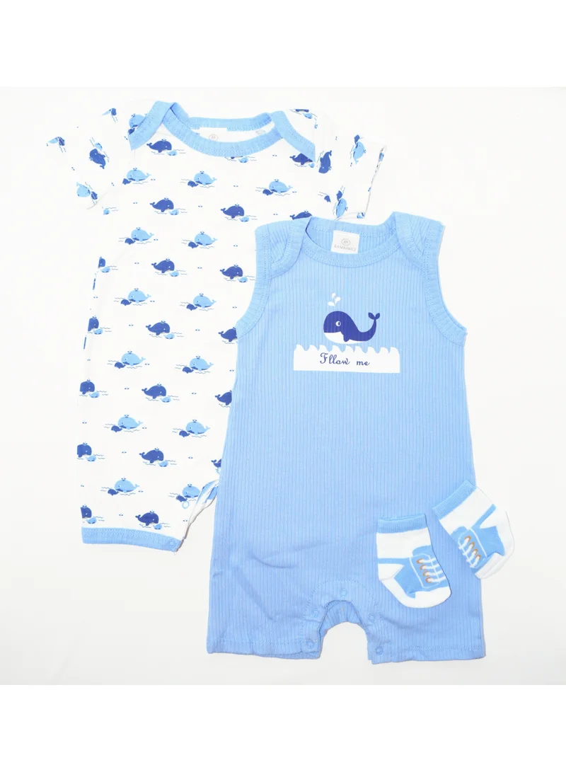 بمبىمىشى بودي سوت قطعتين بطبعة حوت بامبي ميتشي