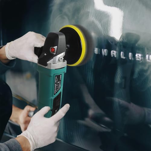 Dobetter Constant Car Buffer Polisher for Car Detailing, 1500W Car Wax Buffer with 6-Speed Adjustable LCD Display, Precision Finish for Marine, Automotive & Furniture Surfaces(Green) - Image 5