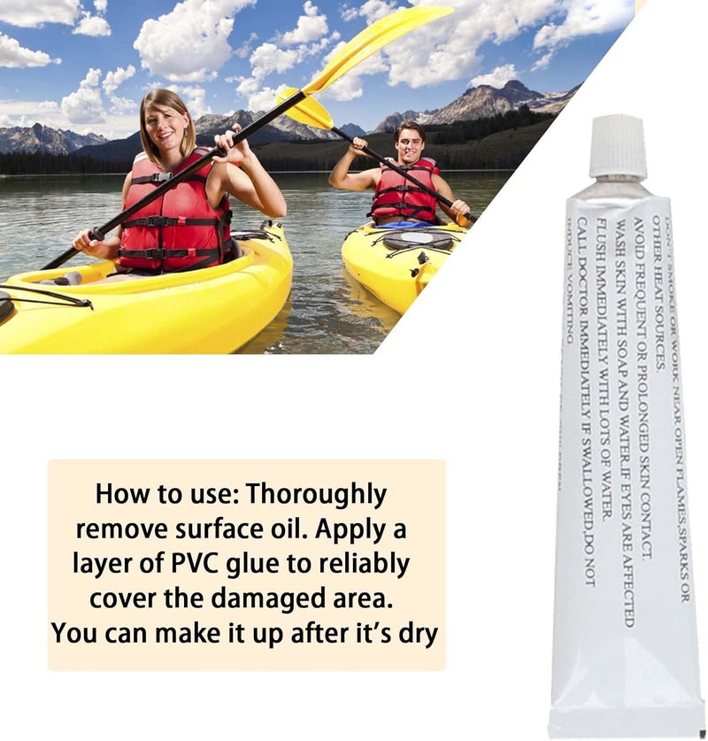 PVC Inflatable Repair Glue | Marine and Vinyl Repair Glue | Waterproof Strong Adhesive Glue (30ml, 3 pcs) - Image 4