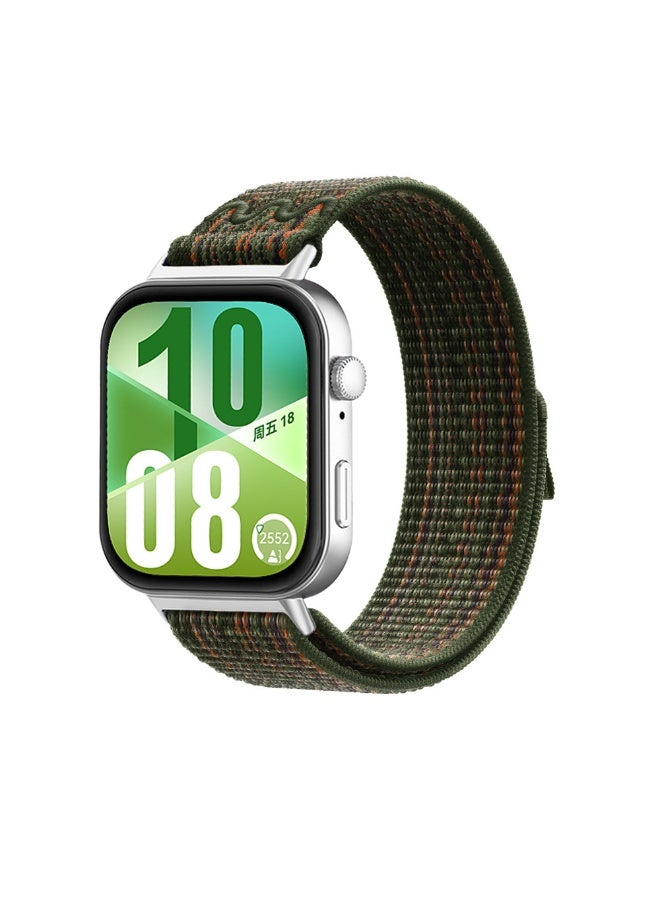 4PCS Nylon Woven Watch Straps, Suitable For Huawei Fit 3/ Fit 4/ Fit 4 pro , Waterproof, Breathable and Adjustable Sports Watch Straps - Image 5