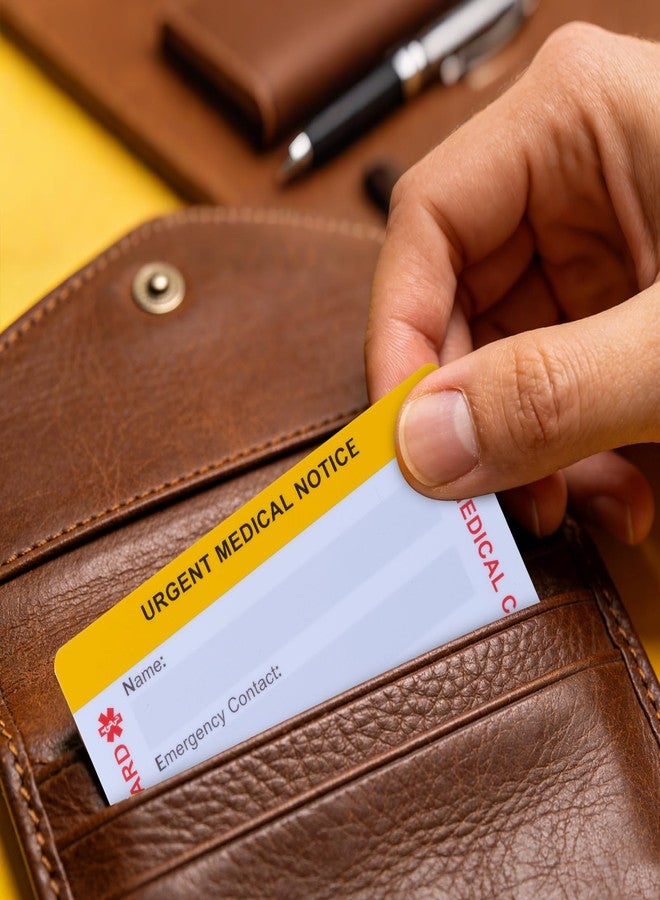 BLEWAY Visually Impaired Lanyard with Matching Visually Impaired Printed Card, with Medical Condition and Emergency Contact Id Wallet Card - Image 4