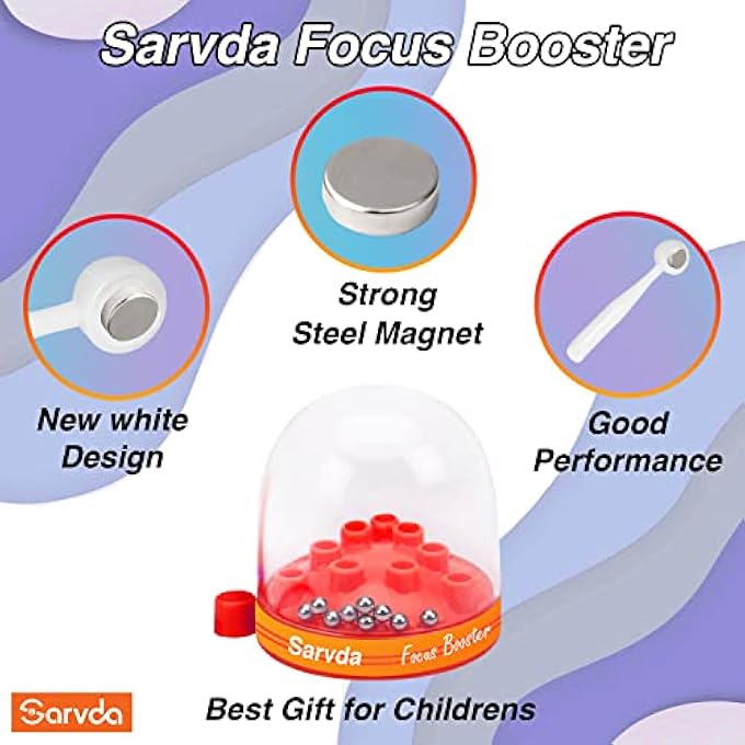 Sarvda Birthday Return Gift Options - Pack of 2, 6, 10, 15, 20, 24 | Brainvita, Ball Fall, Rainbow Spring Puzzle, Stress Relief Toy (Pack of 20, Magnetic Drop Game) - Image 3