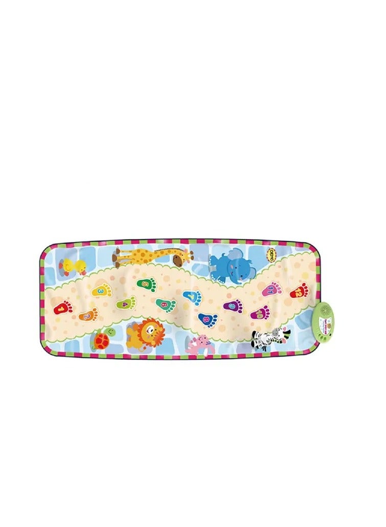 UKR Footprint Walk Learning Playmat – Interactive Educational Play Mat for Toddlers & Kids | Fun Learning Activity for Early Development & Motor Skills | Non-Toxic, Soft & Durable - Image 2