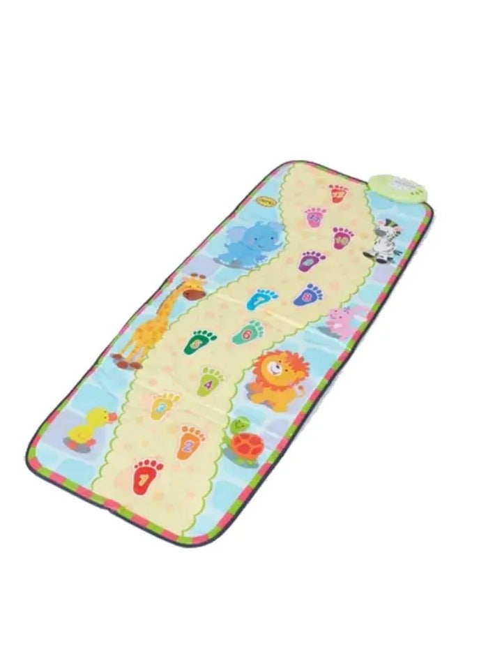 UKR Footprint Walk Learning Playmat – Interactive Educational Play Mat for Toddlers & Kids | Fun Learning Activity for Early Development & Motor Skills | Non-Toxic, Soft & Durable - Image 3