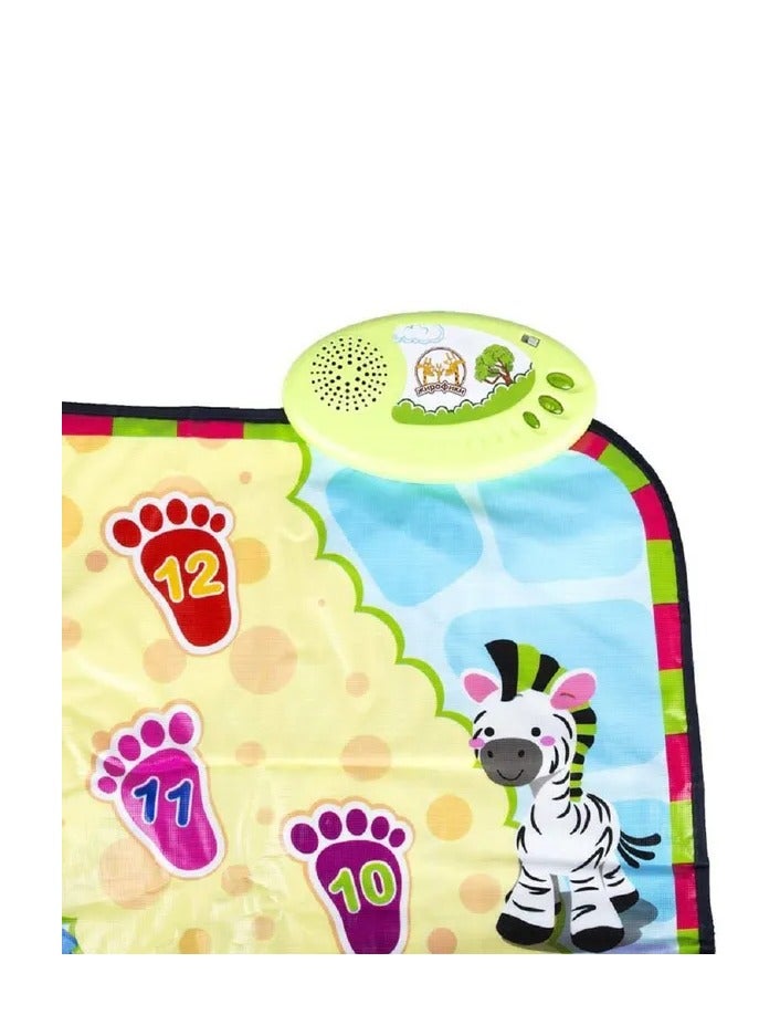 UKR Footprint Walk Learning Playmat – Interactive Educational Play Mat for Toddlers & Kids | Fun Learning Activity for Early Development & Motor Skills | Non-Toxic, Soft & Durable - Image 4
