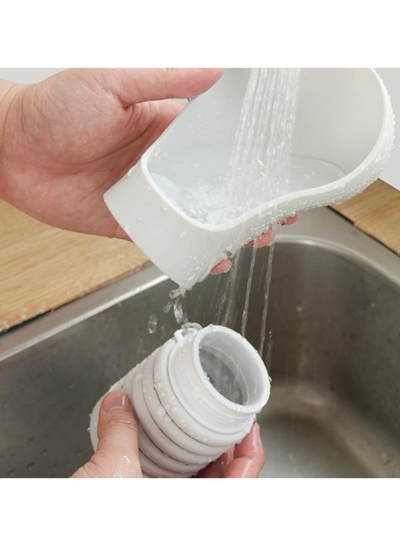 CMGTYYD Portable Water Bowl for Dogs, Water Bottle for Dogs - Portable Silicone Water Drinking Cup for Pets, Leak-proof Water Dispenser for Pets with Extra Wide Cup, Dog Leakage Accessories - Image 3